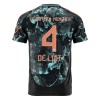 Camisola + Calções FC Bayern de Munique De Ligt 4 Criança Equipamento 2ª 24/25